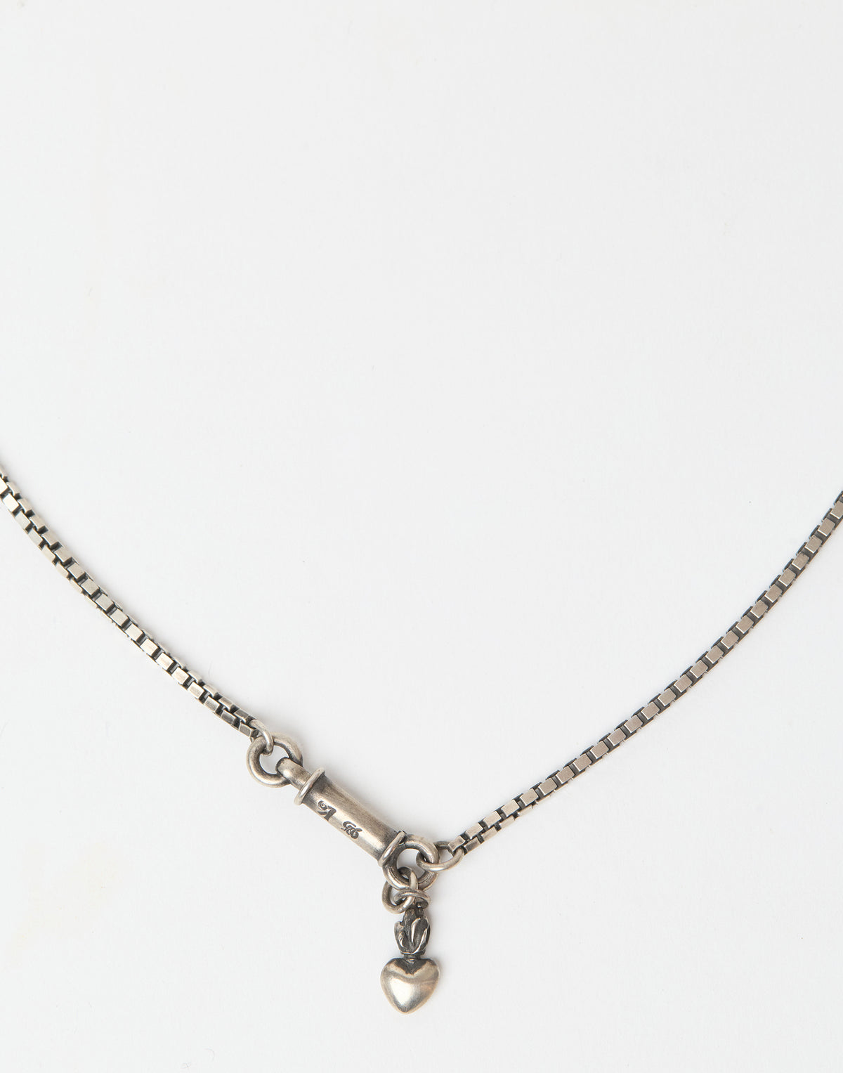 Silver Symbol Heart Necklace