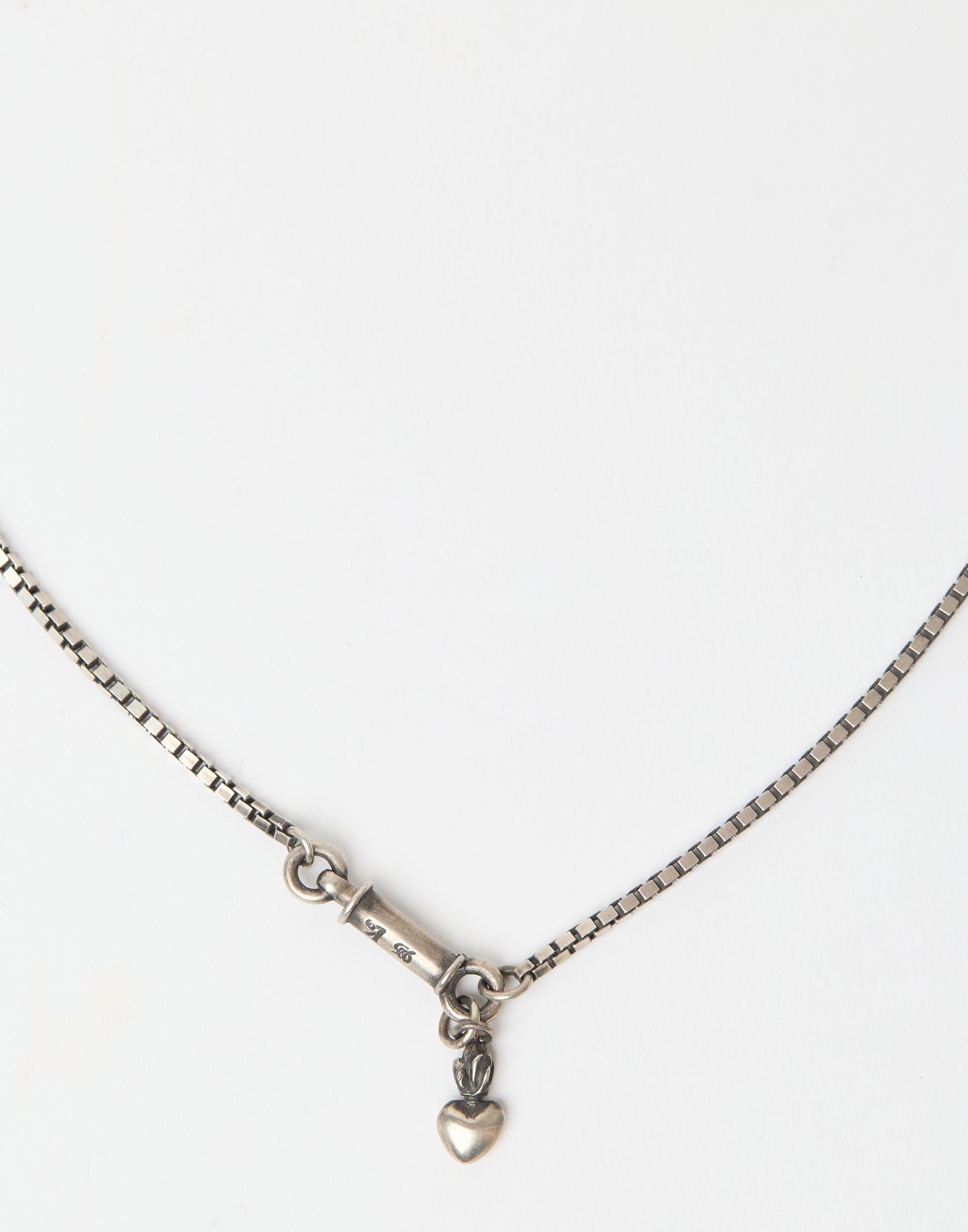 Silver Symbol Heart Necklace