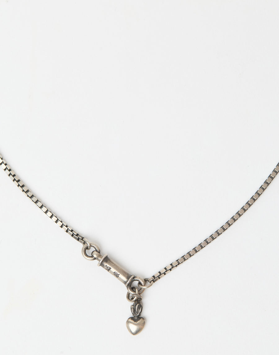 Silver Symbol Heart Necklace
