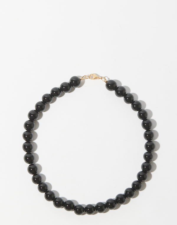 Onyx & Gold Porter Necklace