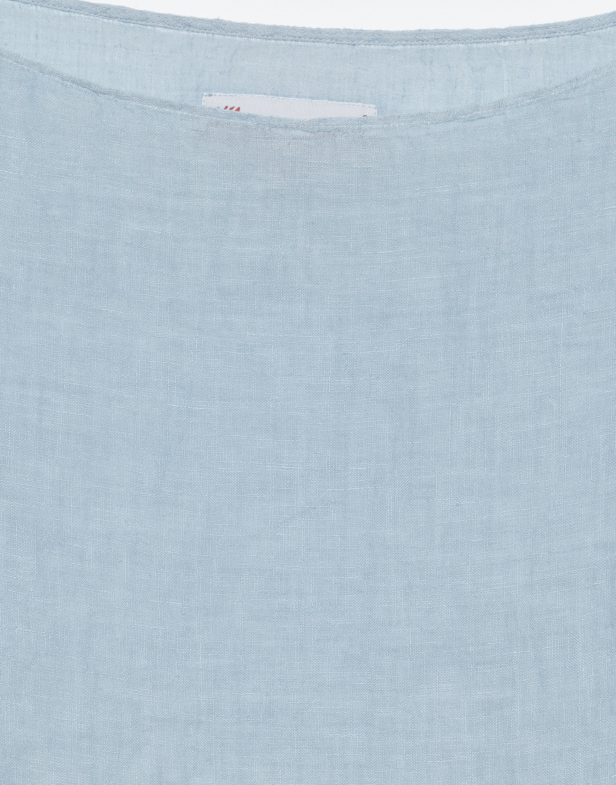 Moonish Blue Linen Voile Yilin Top