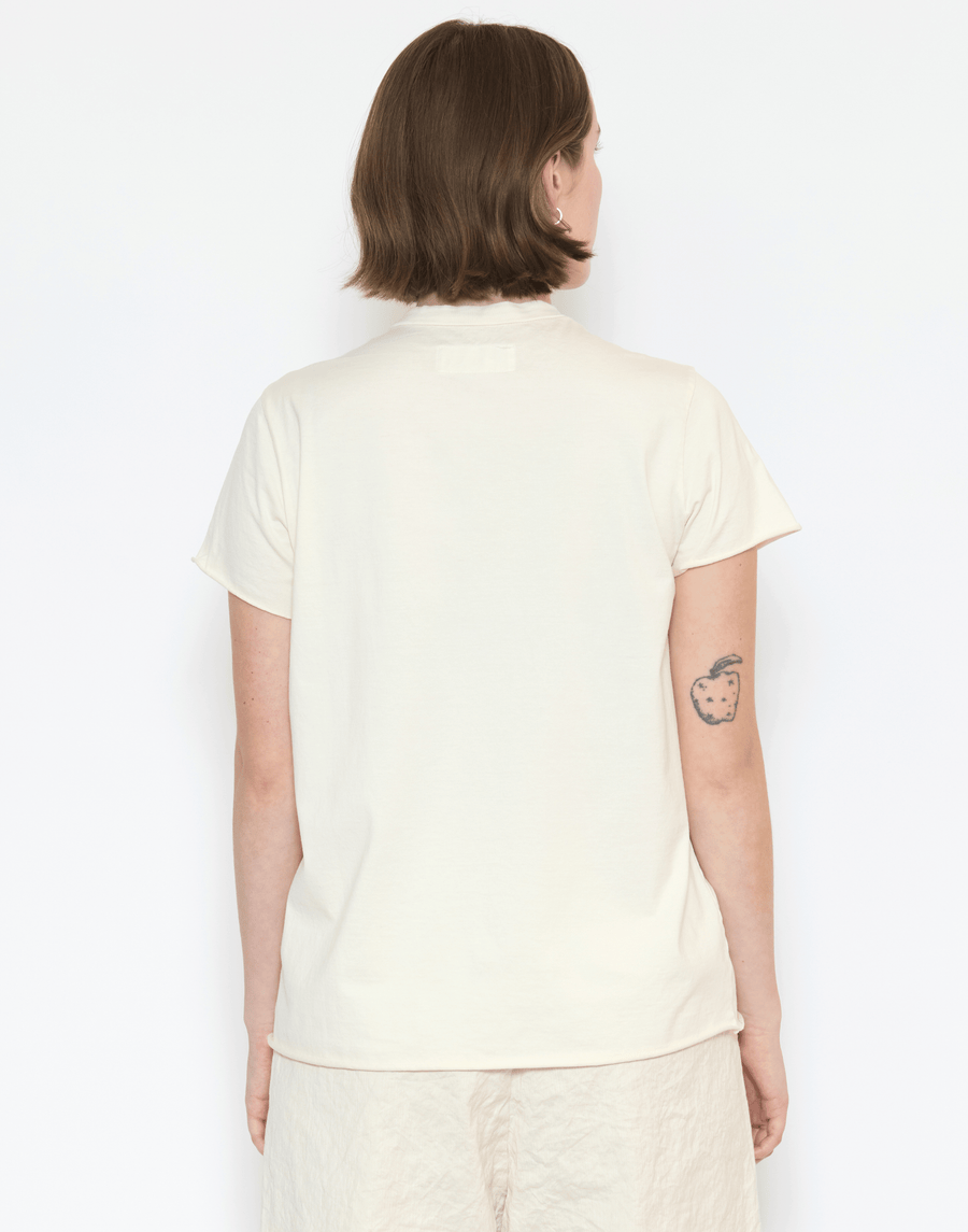 Avorio Cotton Maglia Rico T-Shirt