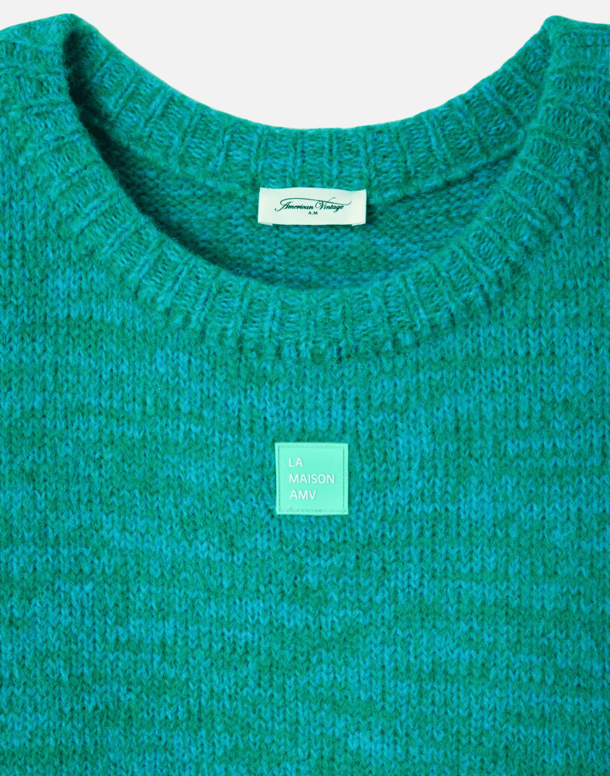 Celestial Melange Wool Blend Boatneck Pullover