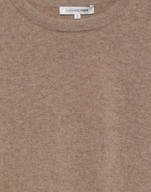 Shiitake Raw Cashmere Essential Pullover