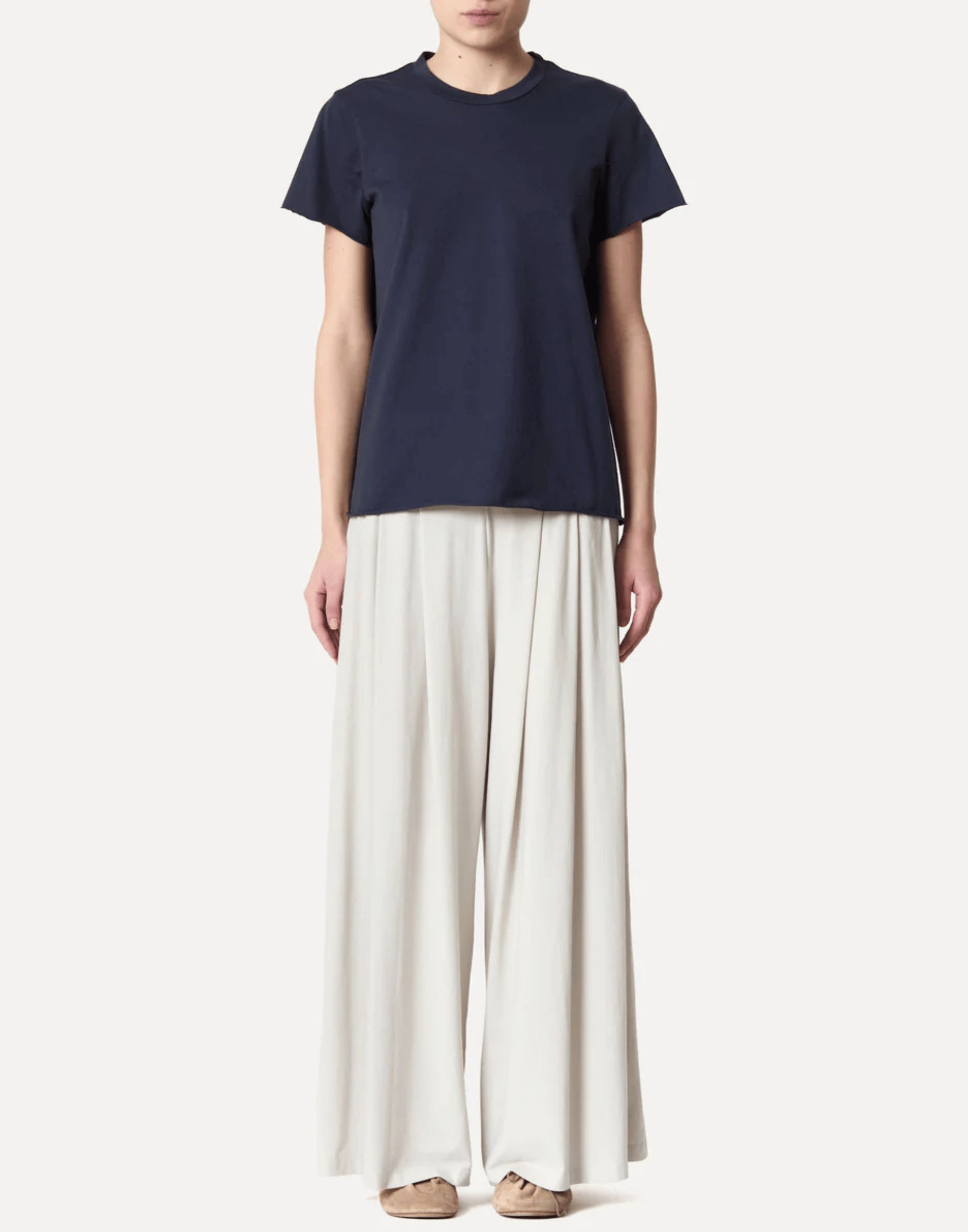 Atlantic Blue Cotton Maglia Rico T-Shirt