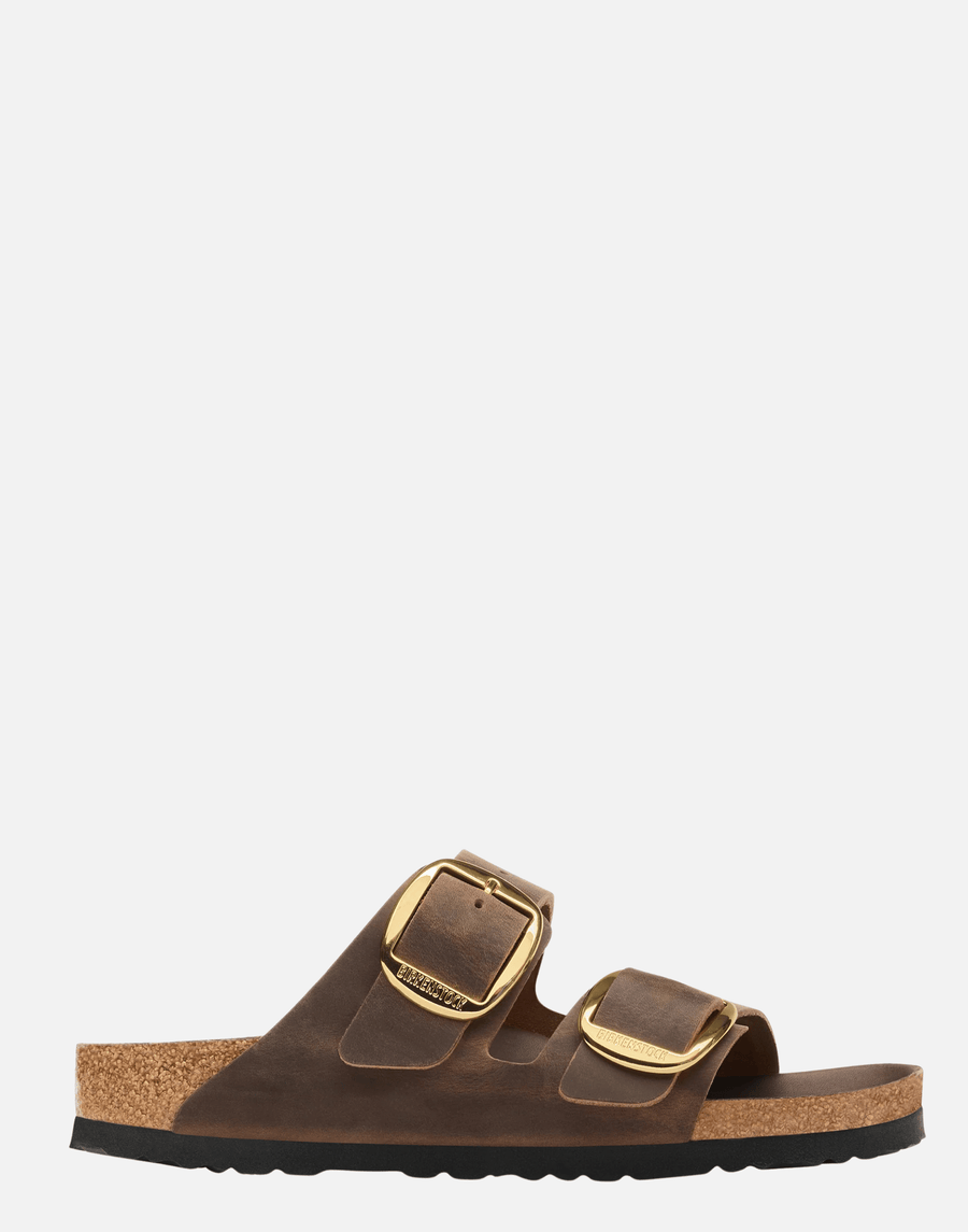 Regular Habana Oiled Leather Big Buckle Arizona Sandals