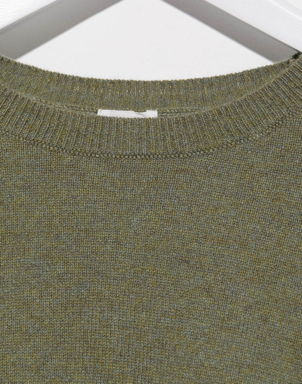 Khaki Cashmere Relaxed Pullover