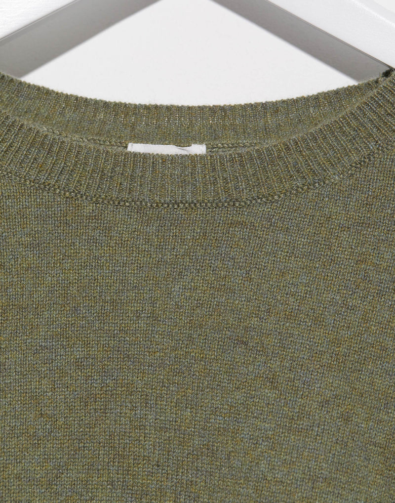 Khaki Cashmere Relaxed Pullover
