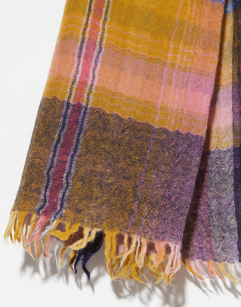 Yellow Wool Milowe Scarf
