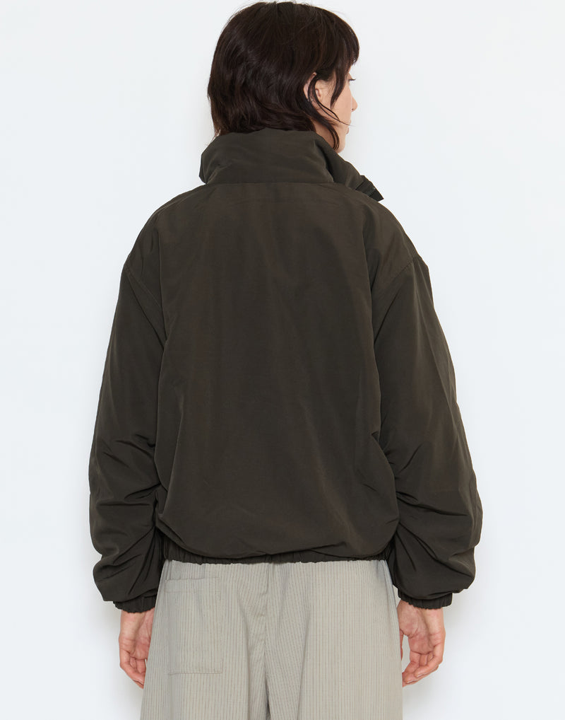 Dark Chocolate Press Stud Jacket