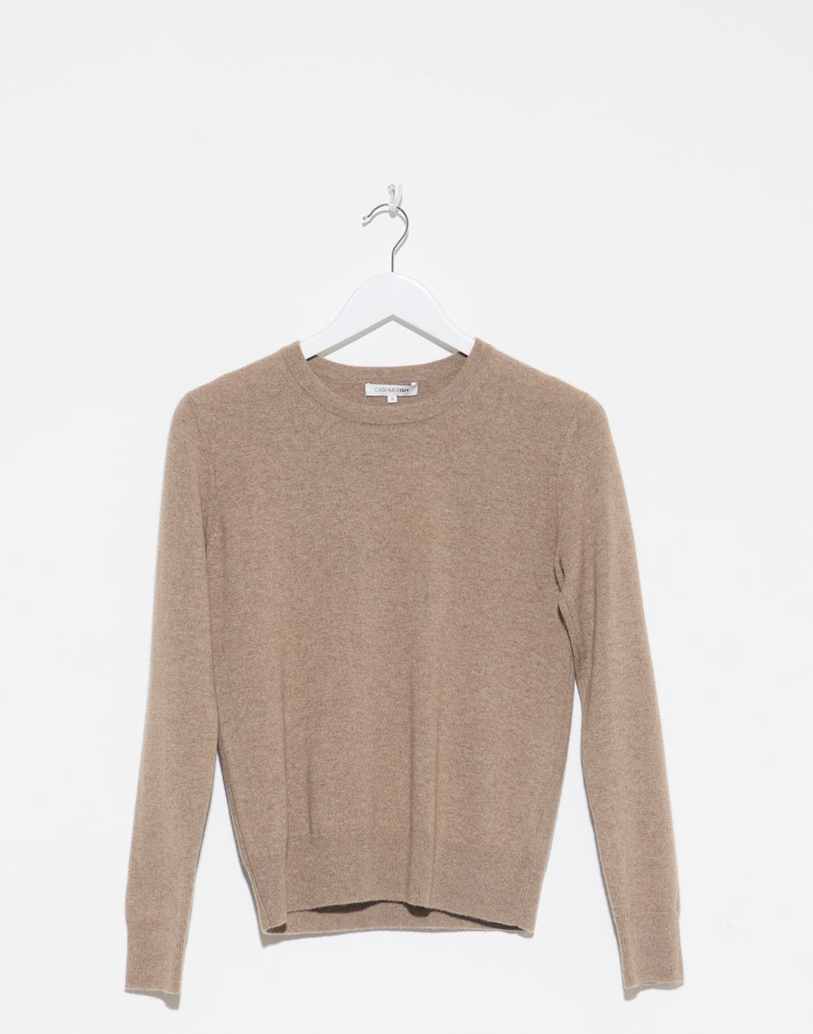 Shiitake Raw Cashmere Essential Pullover
