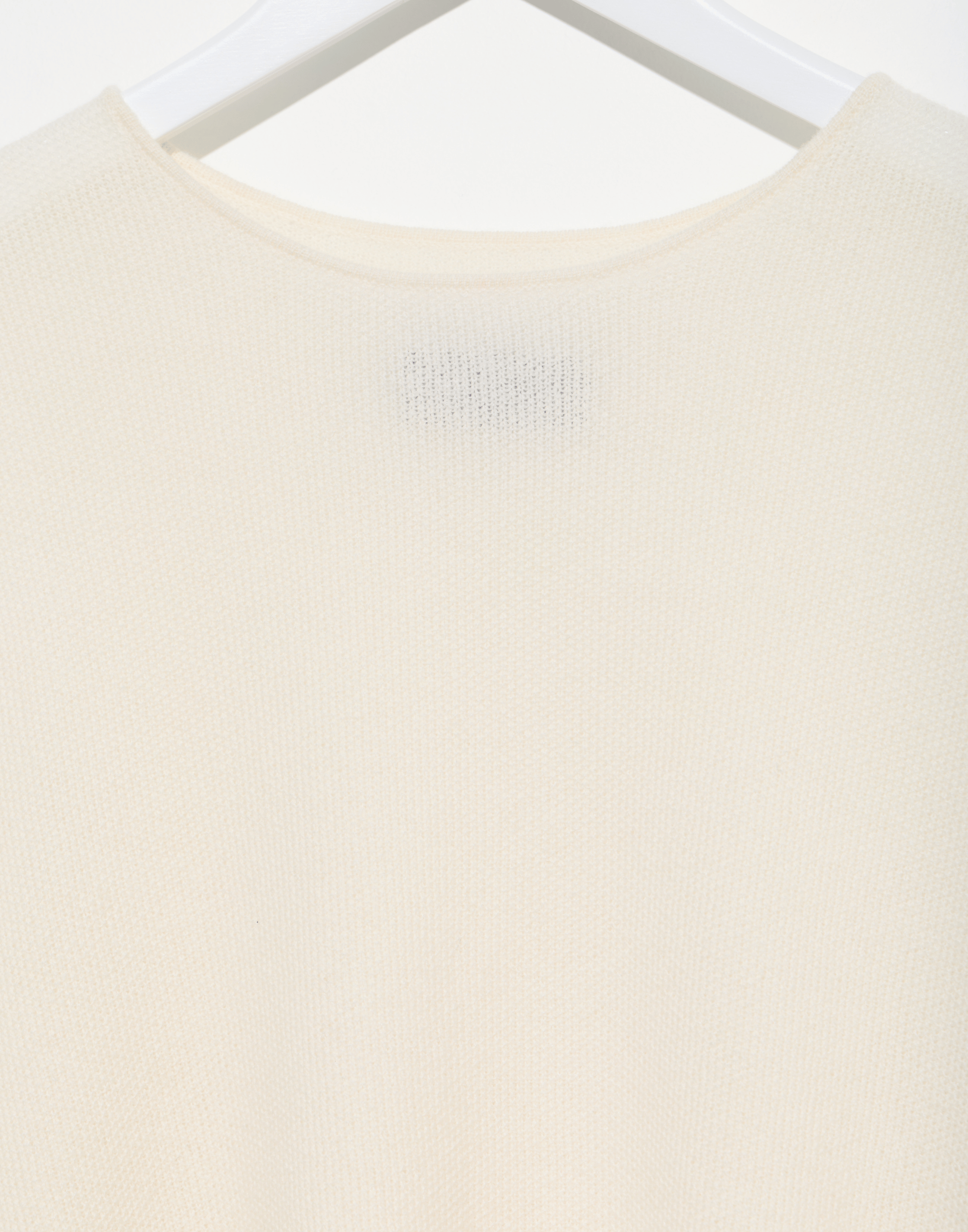 Ivory Cashmere Bagi Pullover