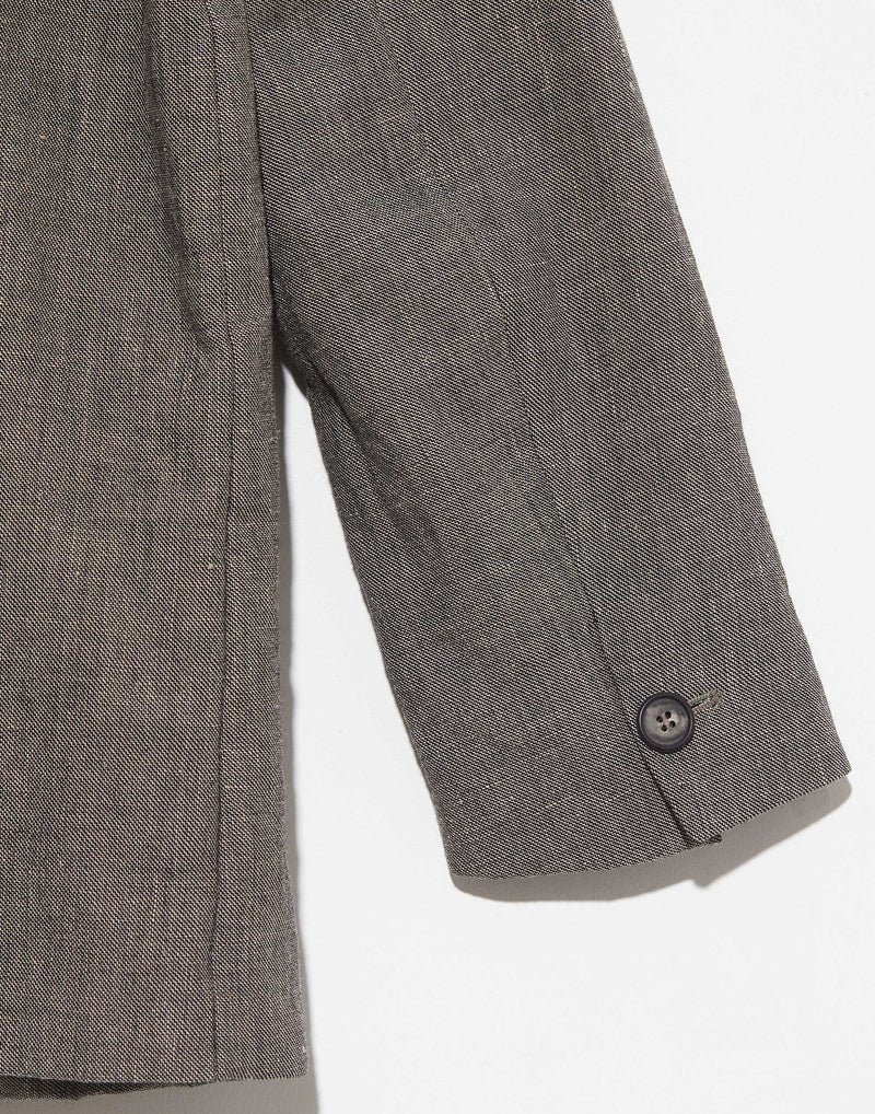 Grey Wool & Linen Steph Jacket
