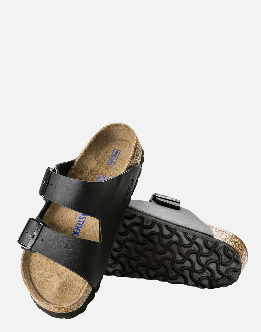 Regular SFB Black Birko Flor Arizona Sandals