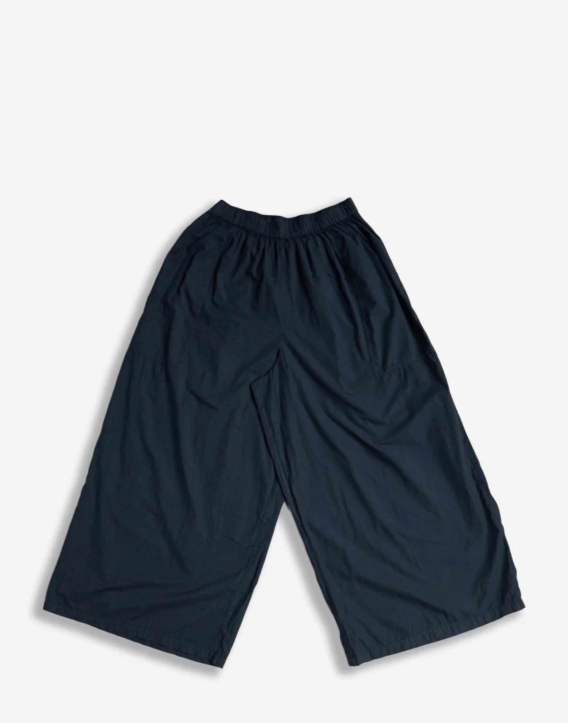 Dark Navy Cotton Poplin Chisato Pants