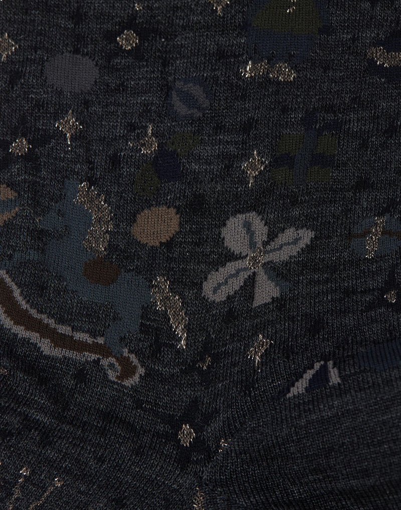 Charcoal Wish AM775 Socks