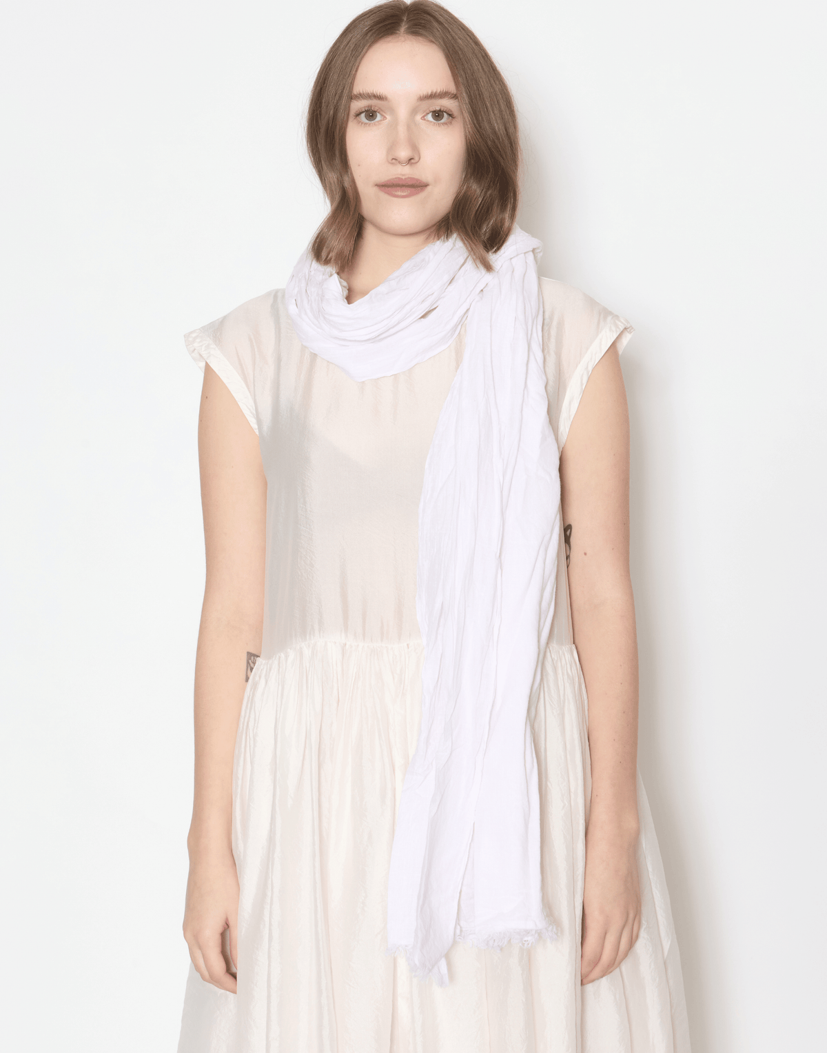 Blush Pink Cotton Ya Scarf