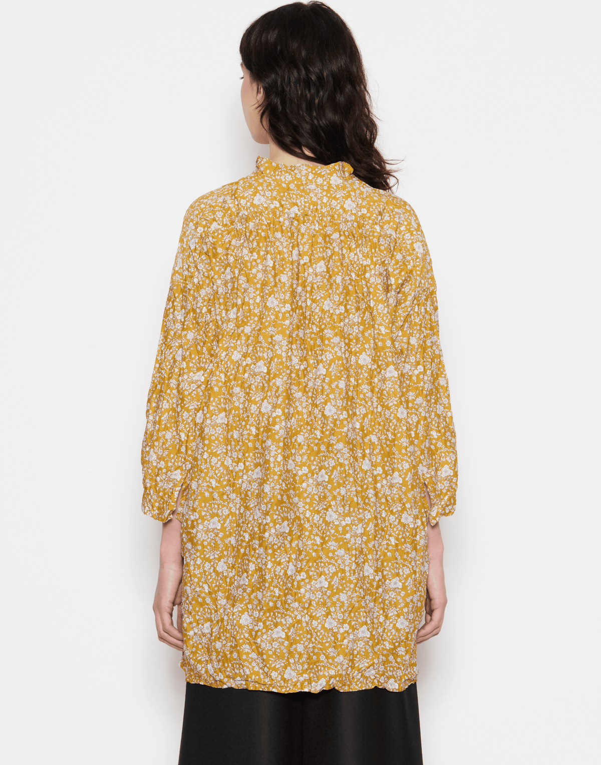 Gold Floral Liberty Print Cotton Kora Lavato Top