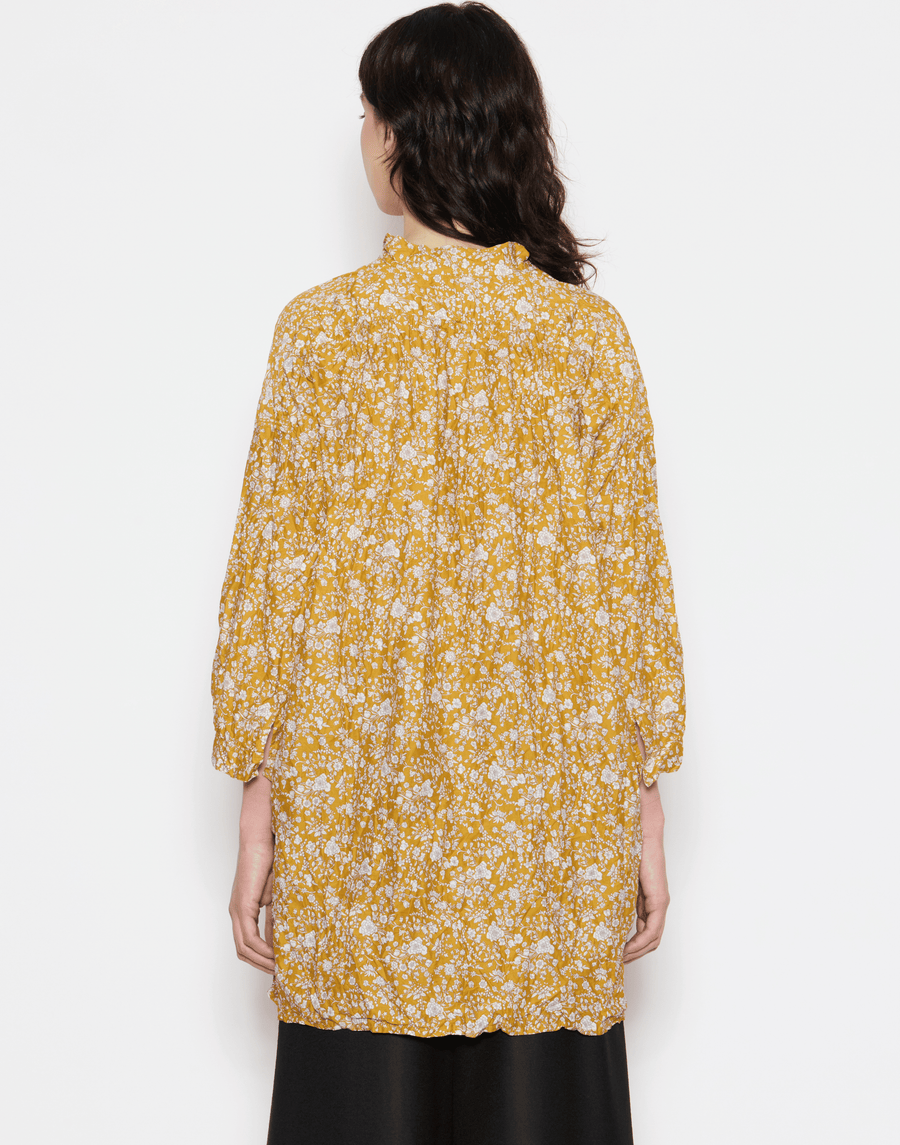 Gold Floral Liberty Print Cotton Kora Lavato Top