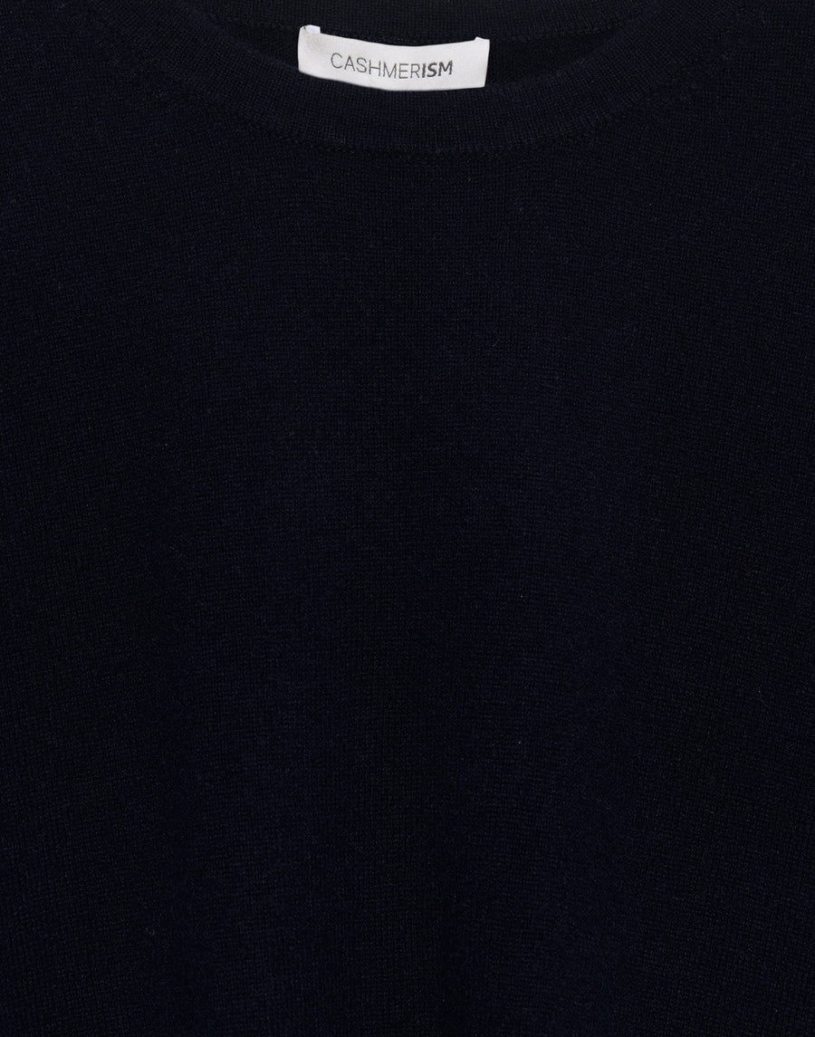 Navy Cashmere Essential Pullover