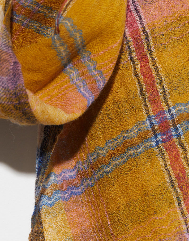 Yellow Wool Milowe Scarf