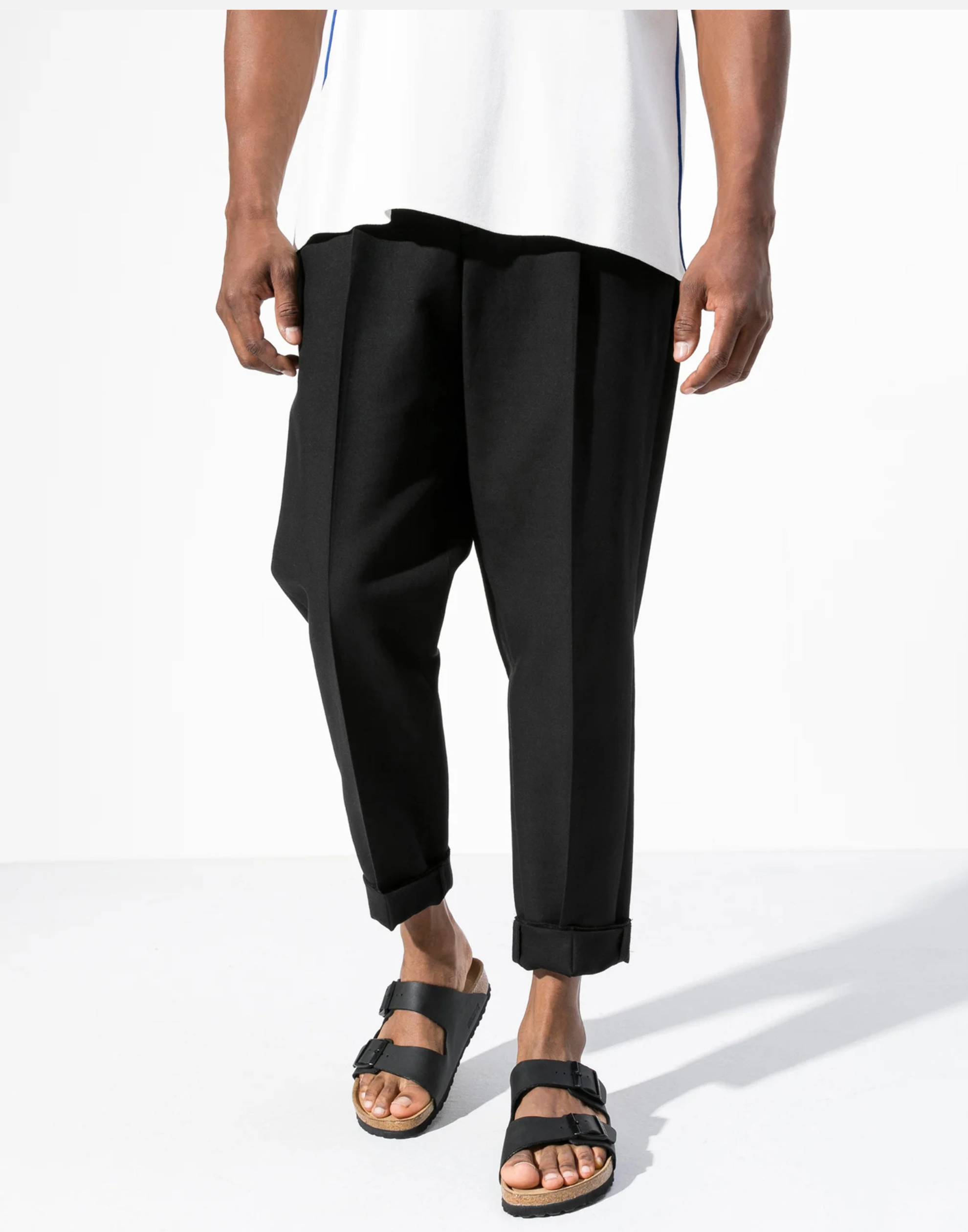 Regular SFB Black Birko Flor Arizona Sandals