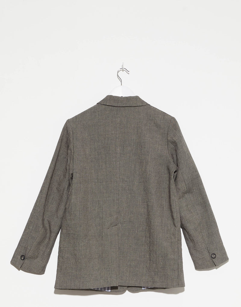 Grey Wool & Linen Steph Jacket