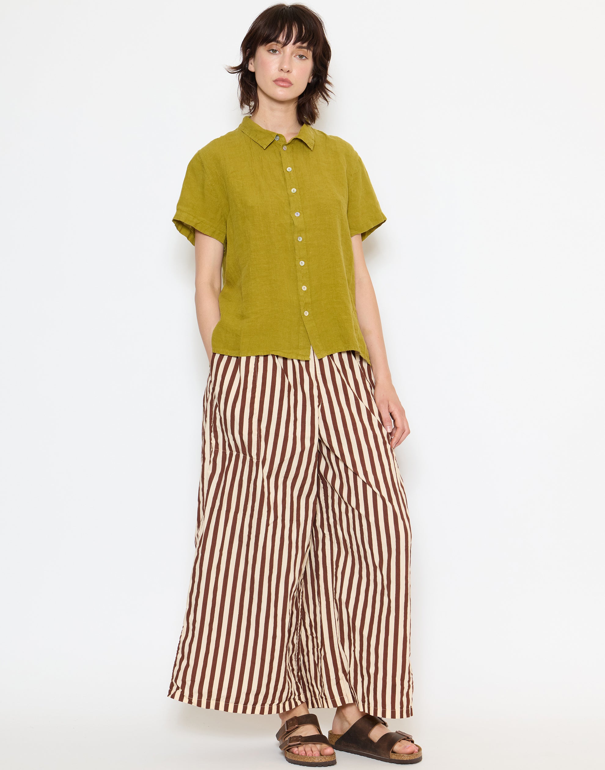 Chartreuse Light Linen Cliff Shirt