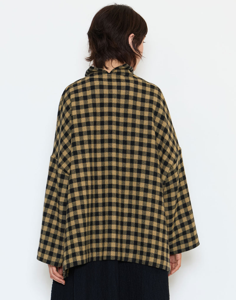 Check Wool Giacca Gladiolo Jacket