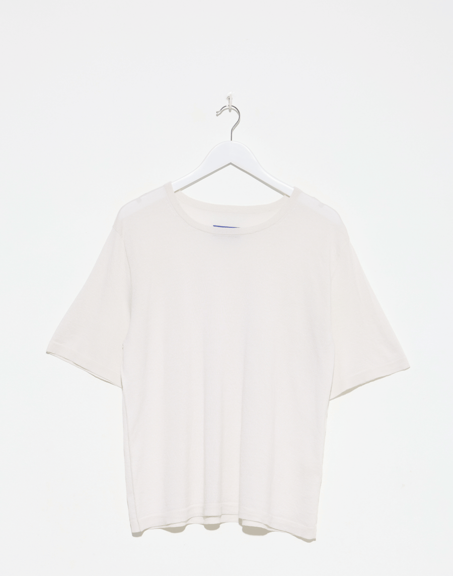 Ivory Cashmere & Silk Sen T-Shirt