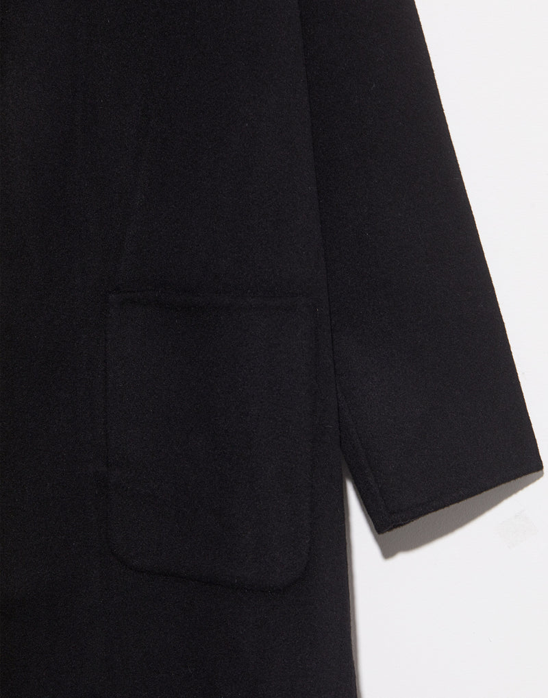 Black Wool & Cashmere Matilda Coat