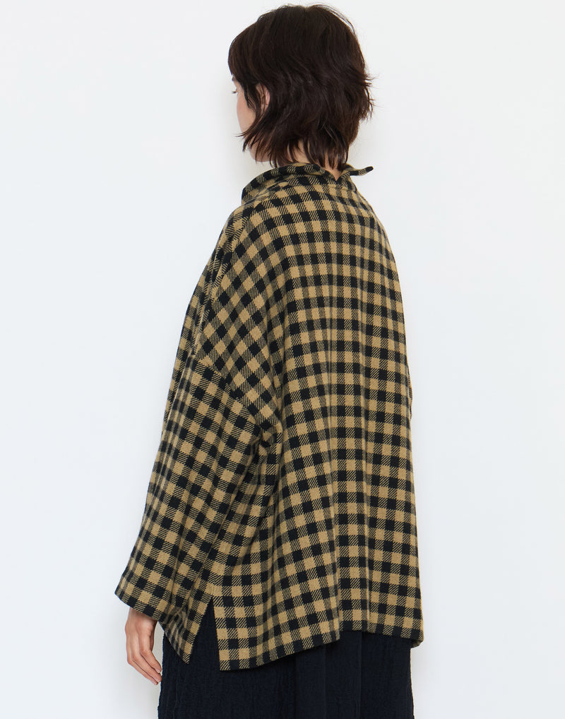 Check Wool Giacca Gladiolo Jacket