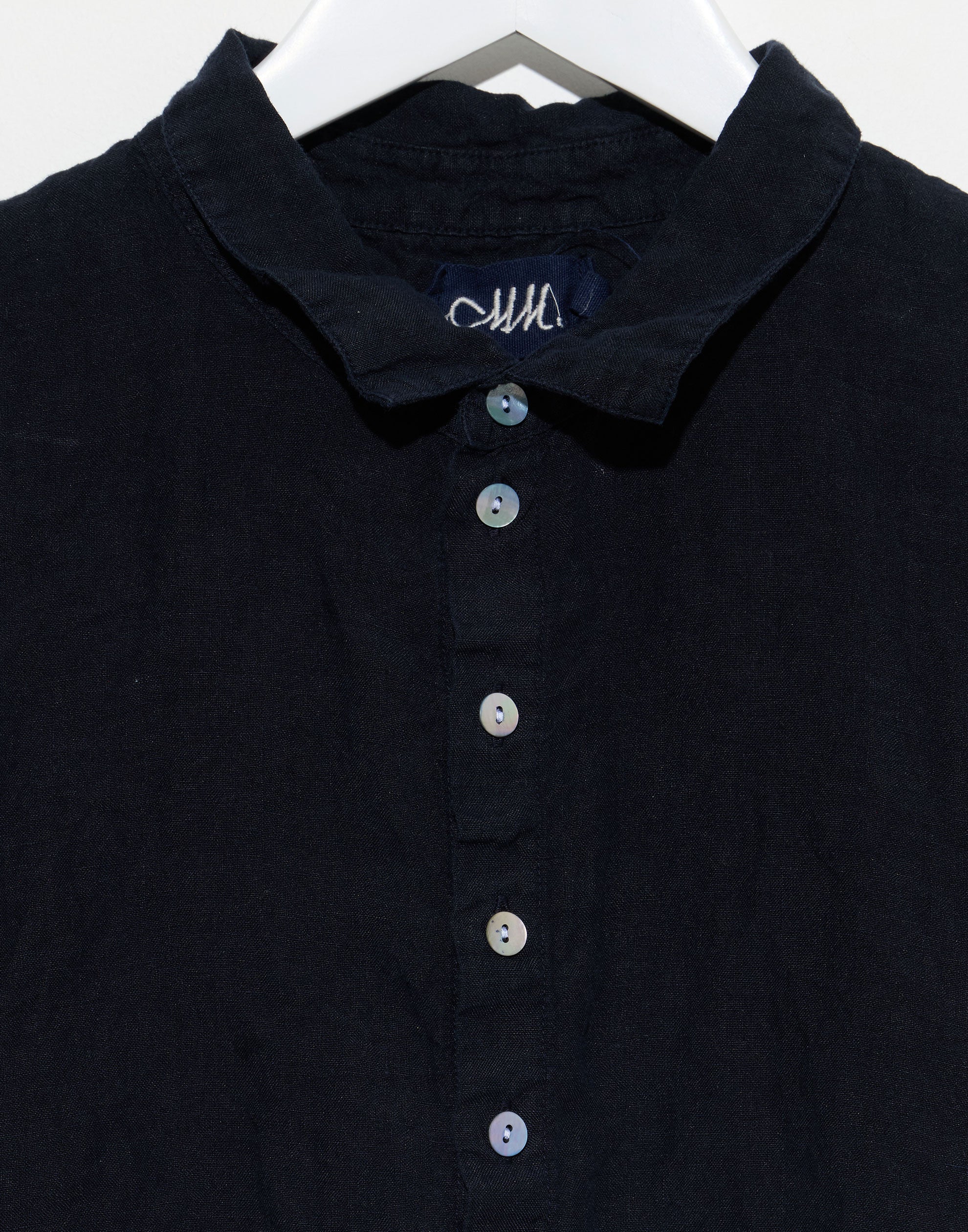 Navy Light Linen Cliff Shirt