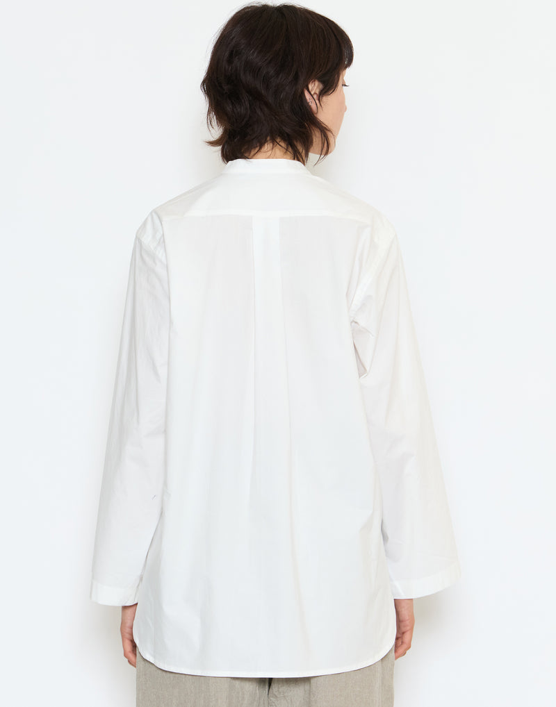 Off White Cotton Belgrade Shirt