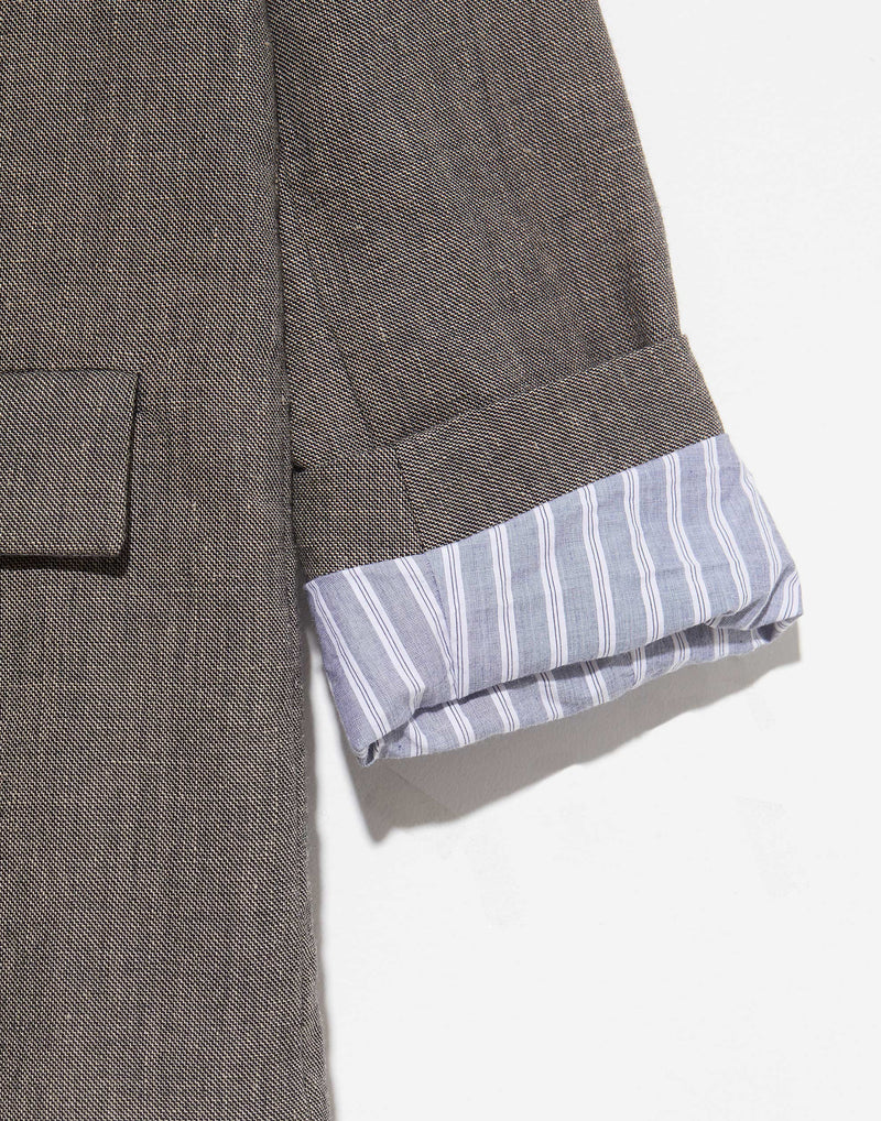 Grey Wool & Linen Steph Jacket