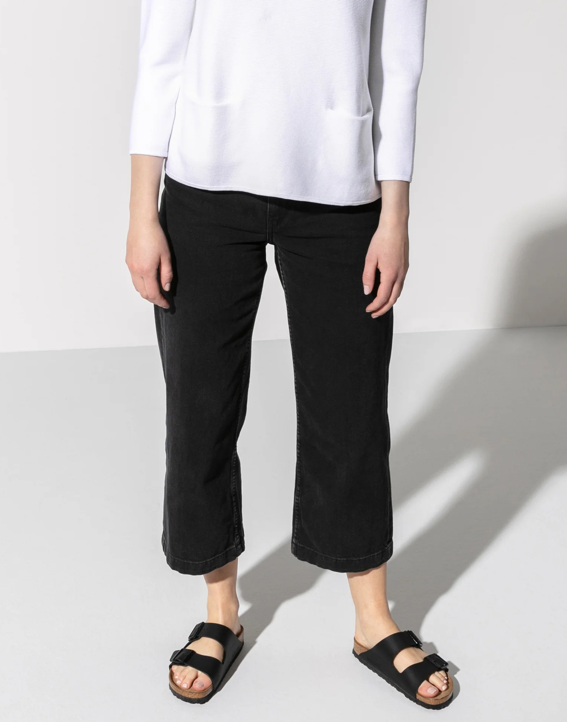 Regular SFB Black Birko Flor Arizona Sandals