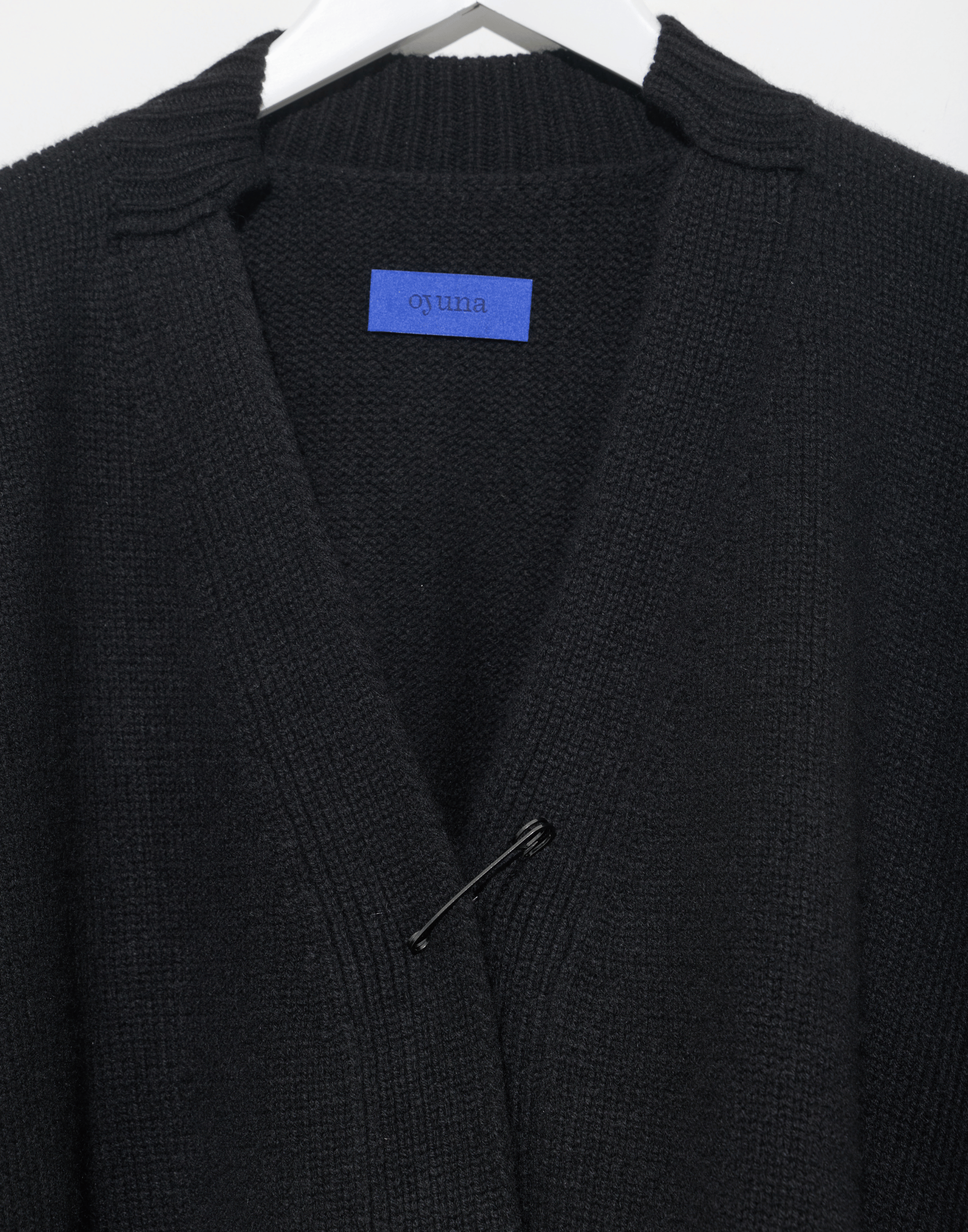 Black Cashmere Aire Chunky Cardigan