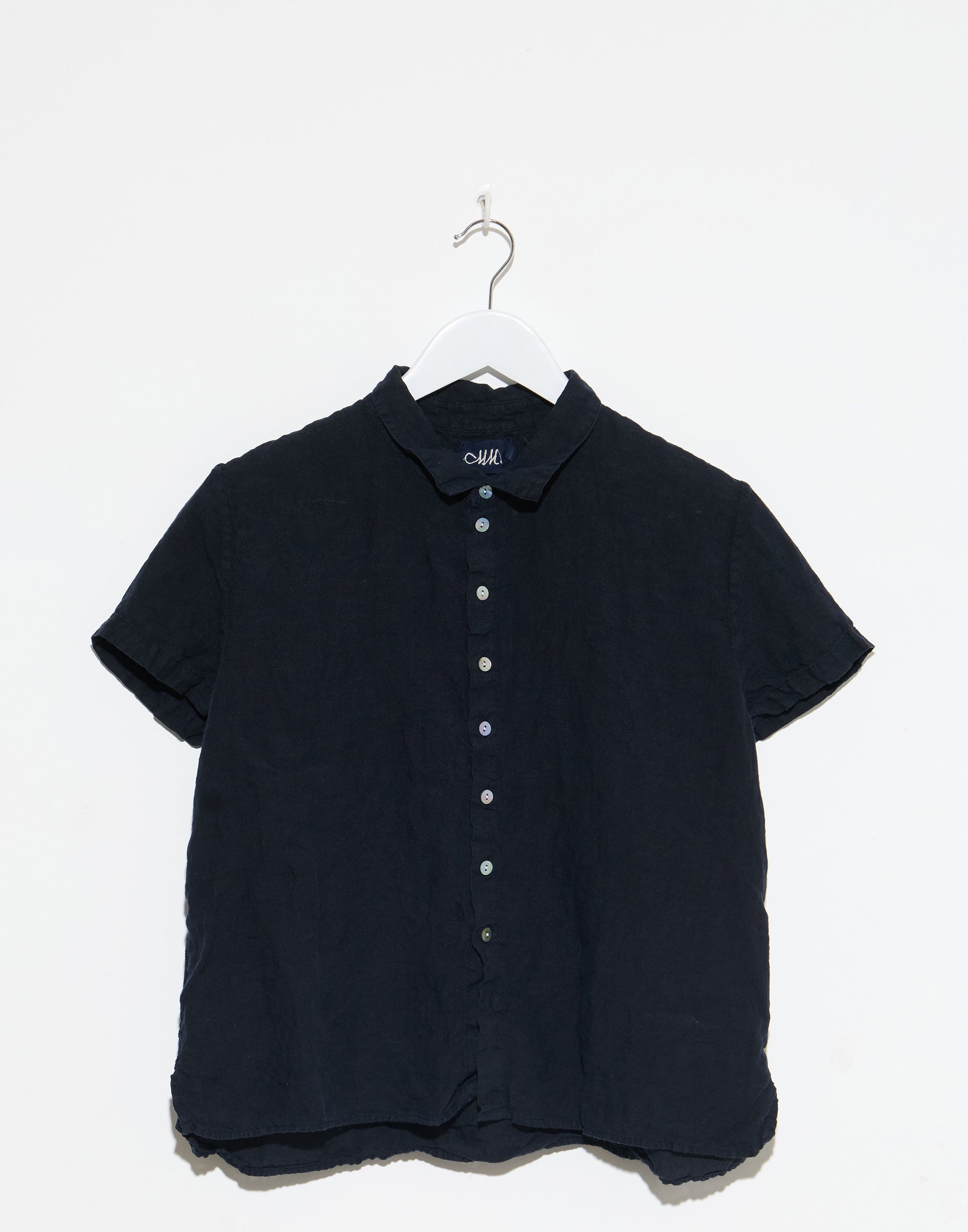 Navy Light Linen Cliff Shirt