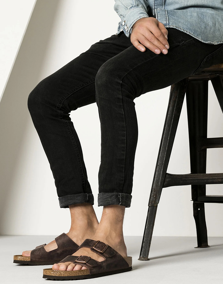 Regular Habana Oiled Leather Arizona Sandals