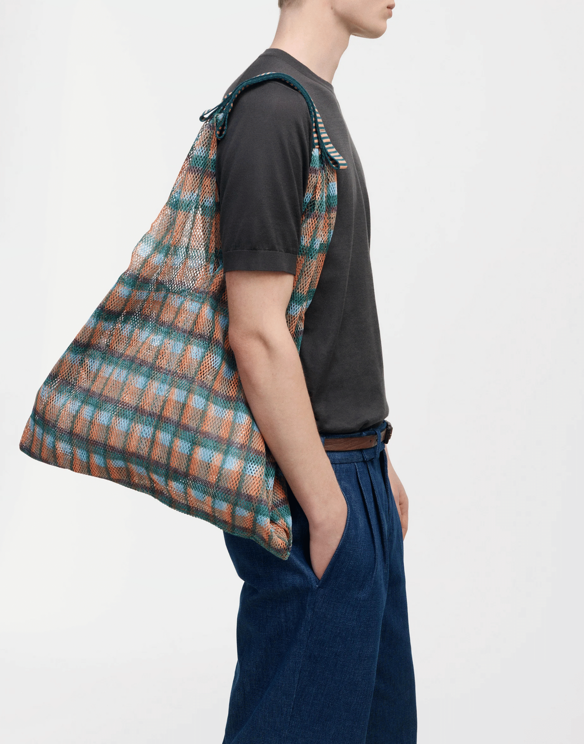 Apricot Large Triangle Udaipur Bag
