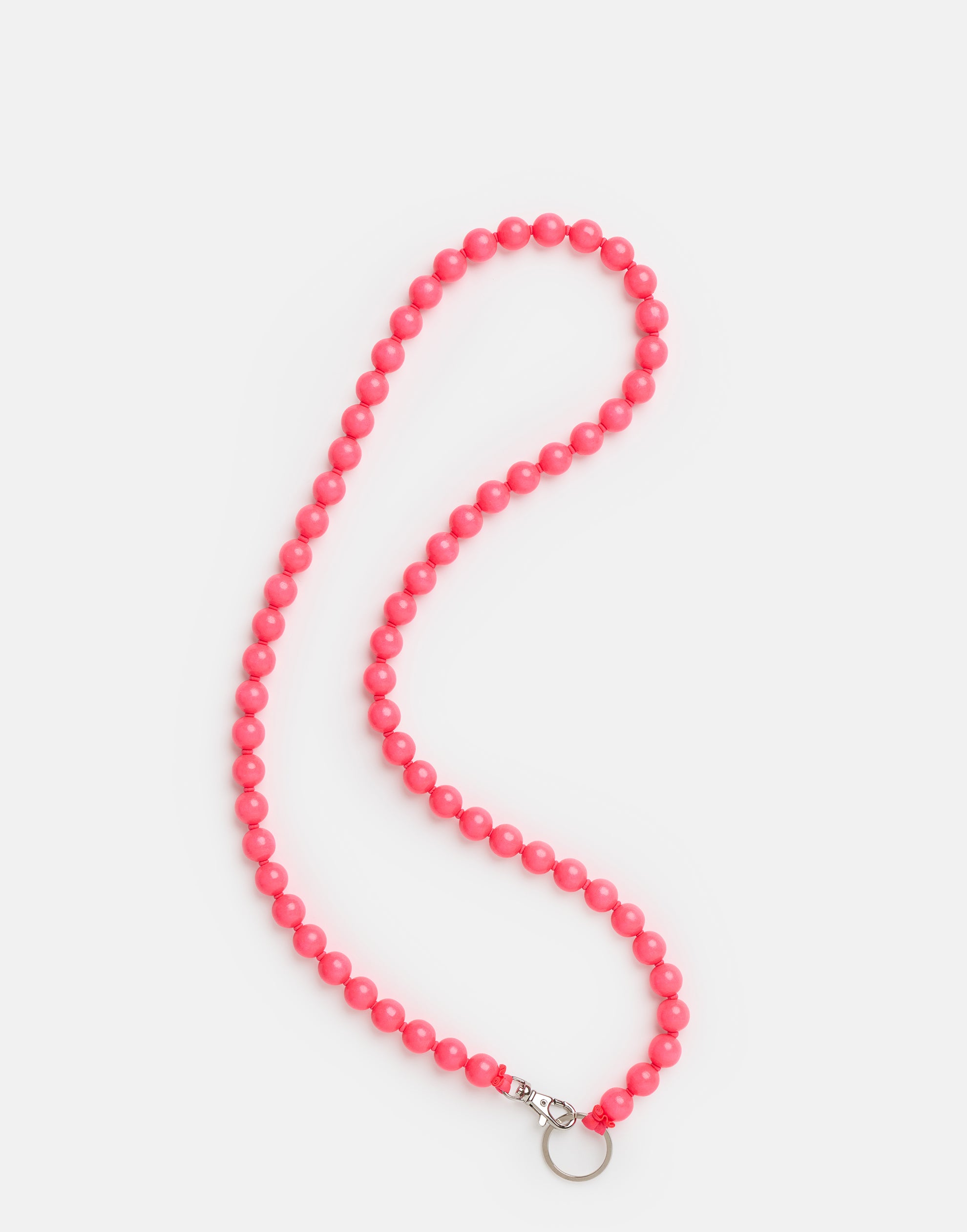 Neon Pink Big Phone Necklace