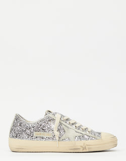 Silver Glitter LTD V Star Sneakers