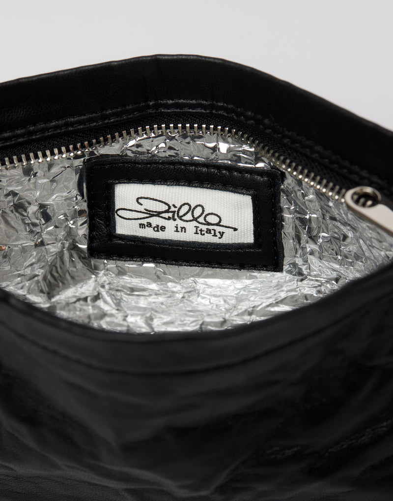 Black Eco Nappa Leather Mini Bag