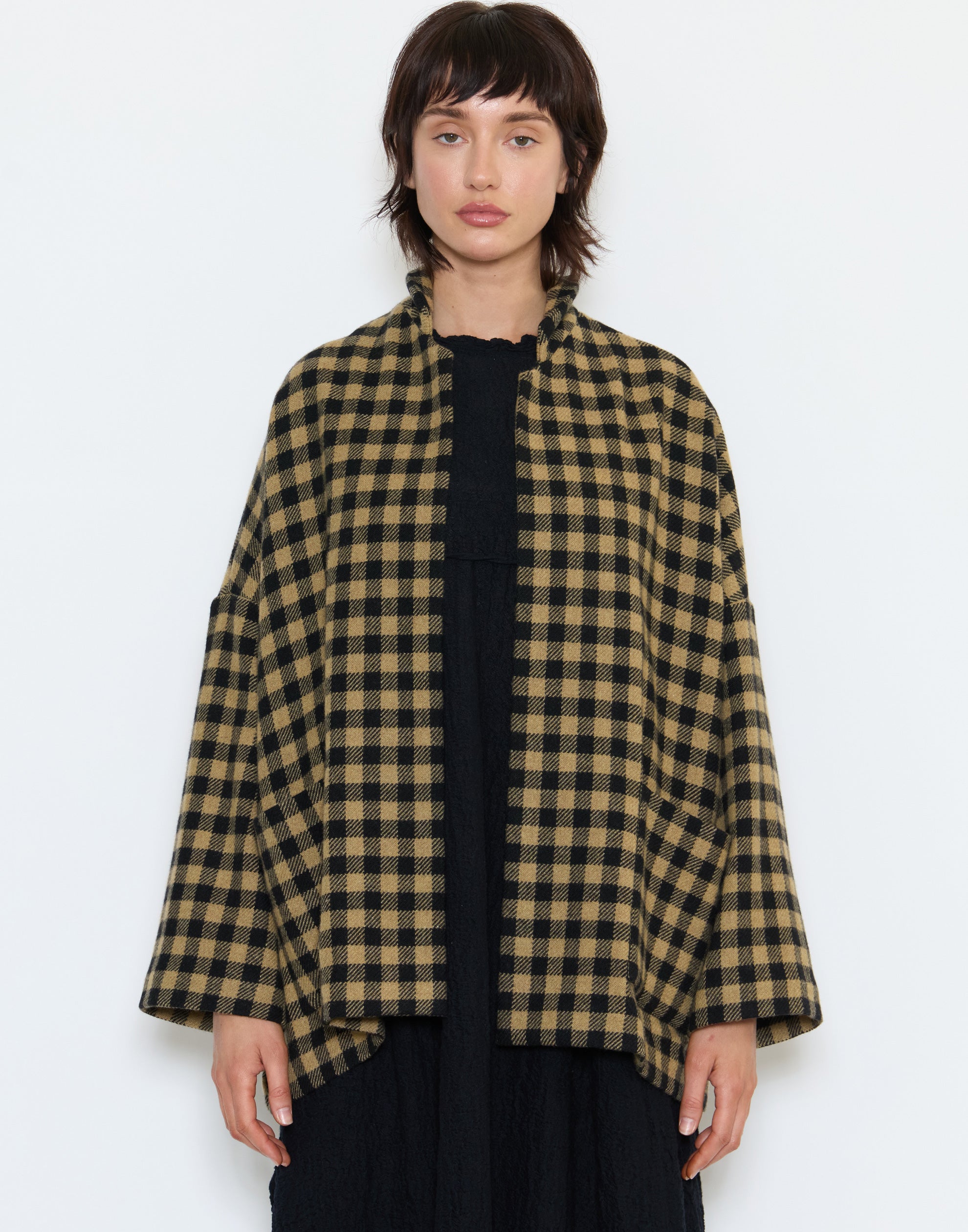 Check Wool Giacca Gladiolo Jacket