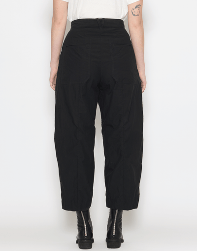 Black Cotton Sandra Pants