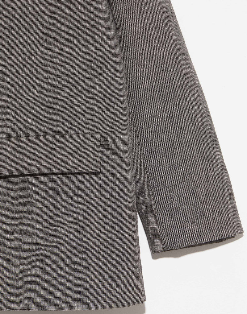 Grey Wool & Linen Steph Jacket