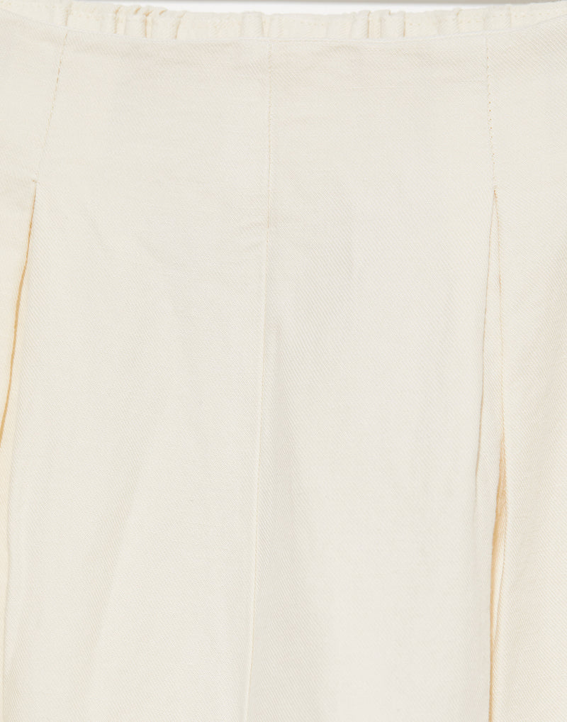 Parchment Cotton & Linen Corrine Trousers