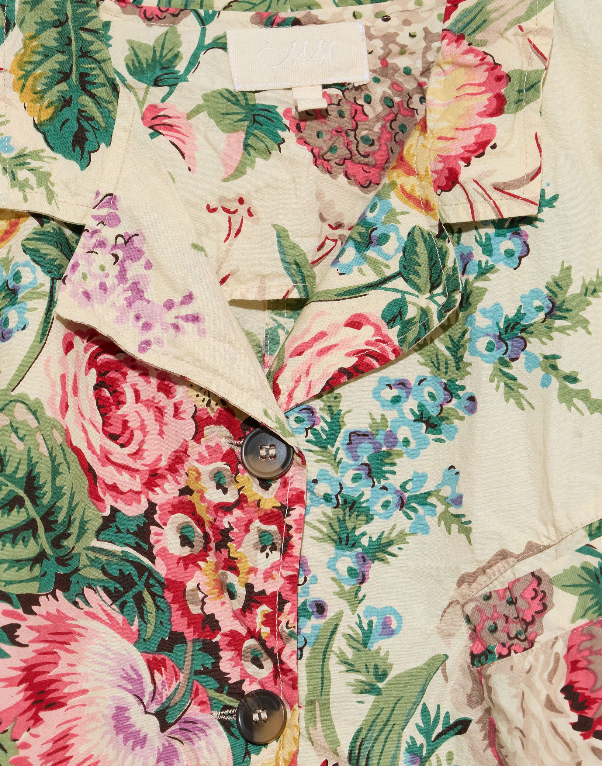 Floral Print Cotton Dominique Jacket