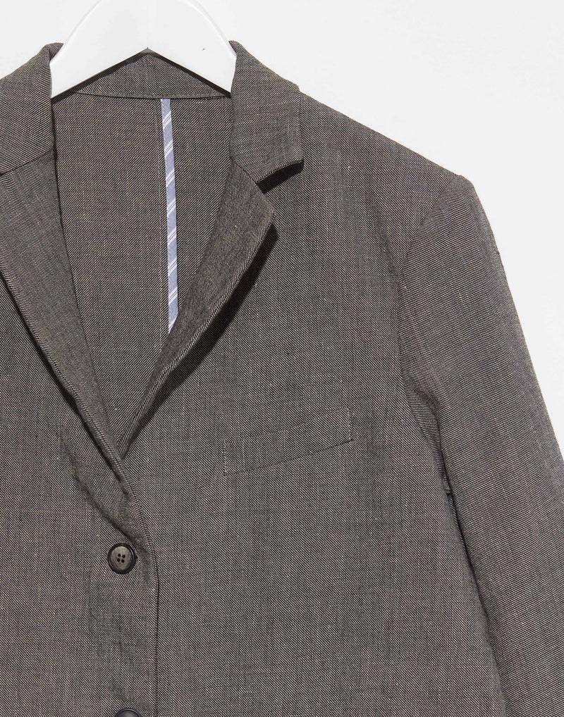 Grey Wool & Linen Steph Jacket