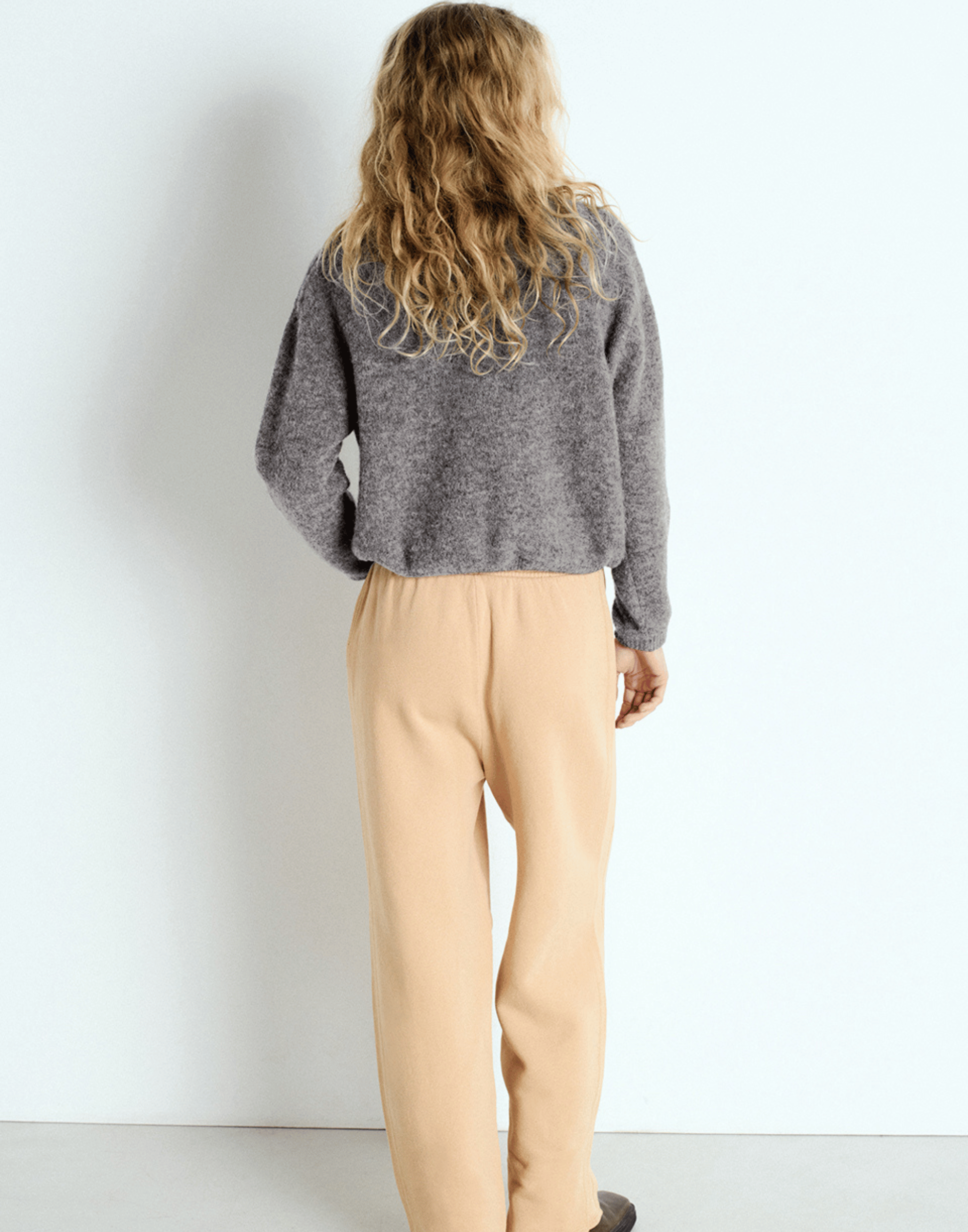 Steel Melange Wool & Alpaca Vitow Cardigan